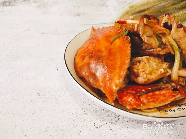 广东姜葱炒蟹的做法