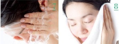 洗脸卸妆教学 透肌白美人靠洗出来