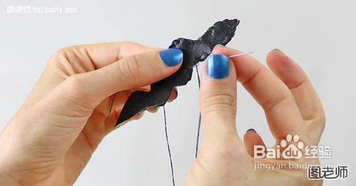 手工制作皮革串珠耳环