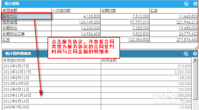 商业智能FineBI使用教程：[33]数据钻取明细表