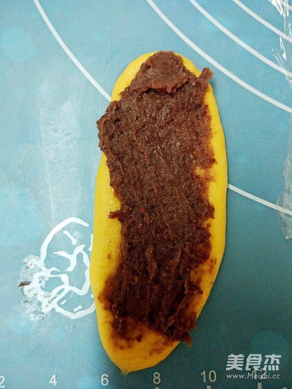红薯豆沙玫瑰花面包