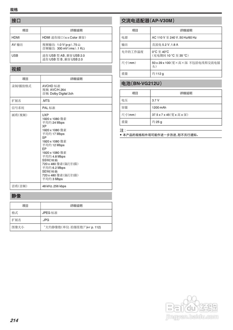胜利GZ-VX755摄像机使用手册:[22]