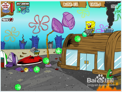 海绵宝宝护家园攻略