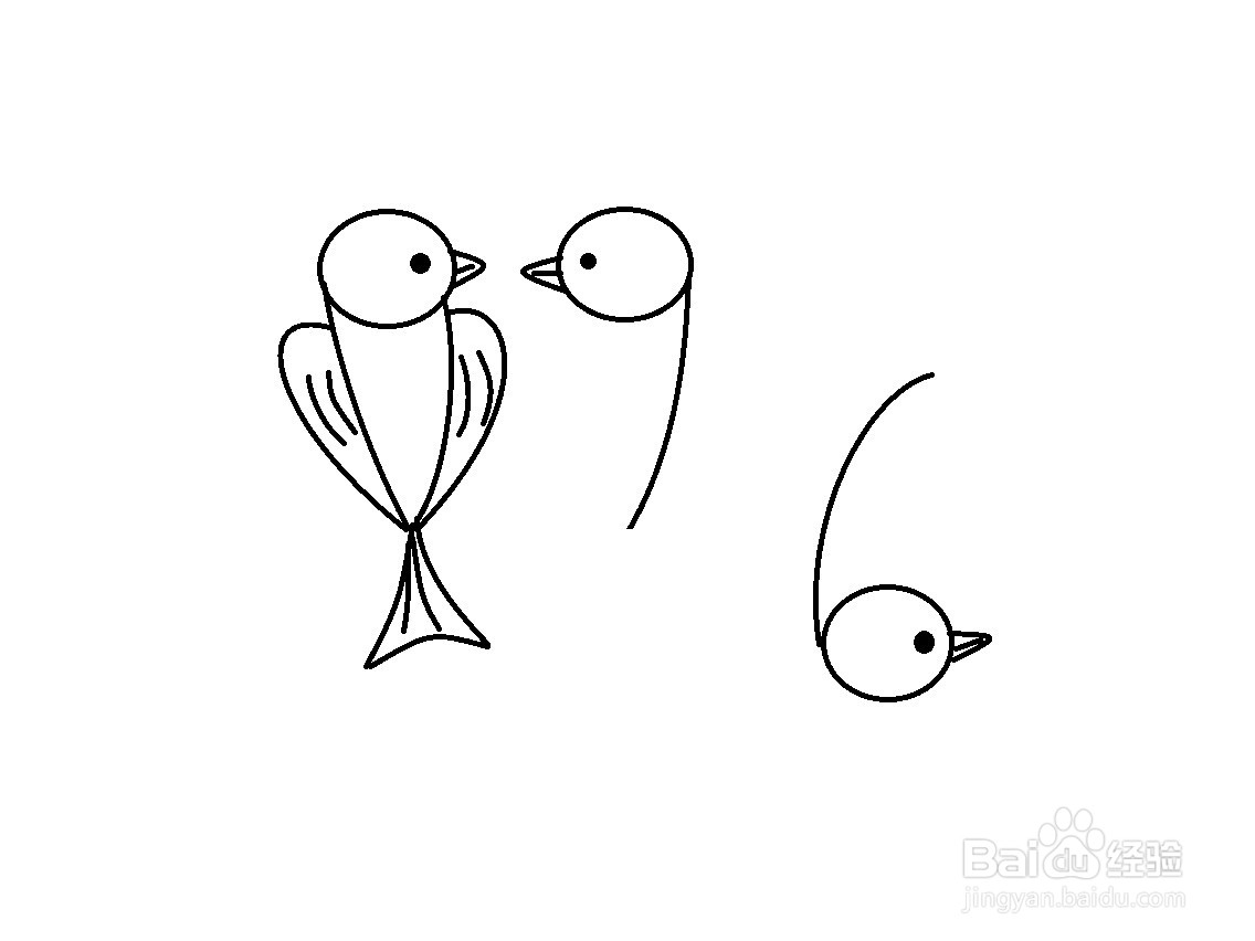 用数字996画小鸟的方法