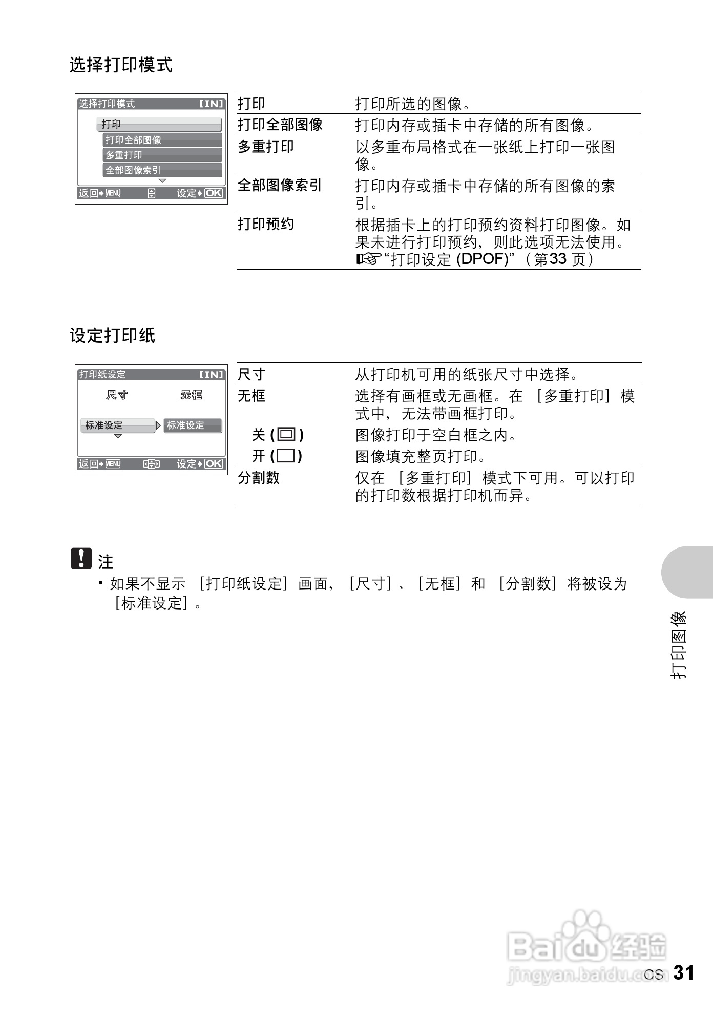 奥林帕斯FE-210数码照相机使用说明书:[4]