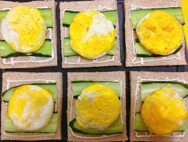 鸡蛋火腿三明治