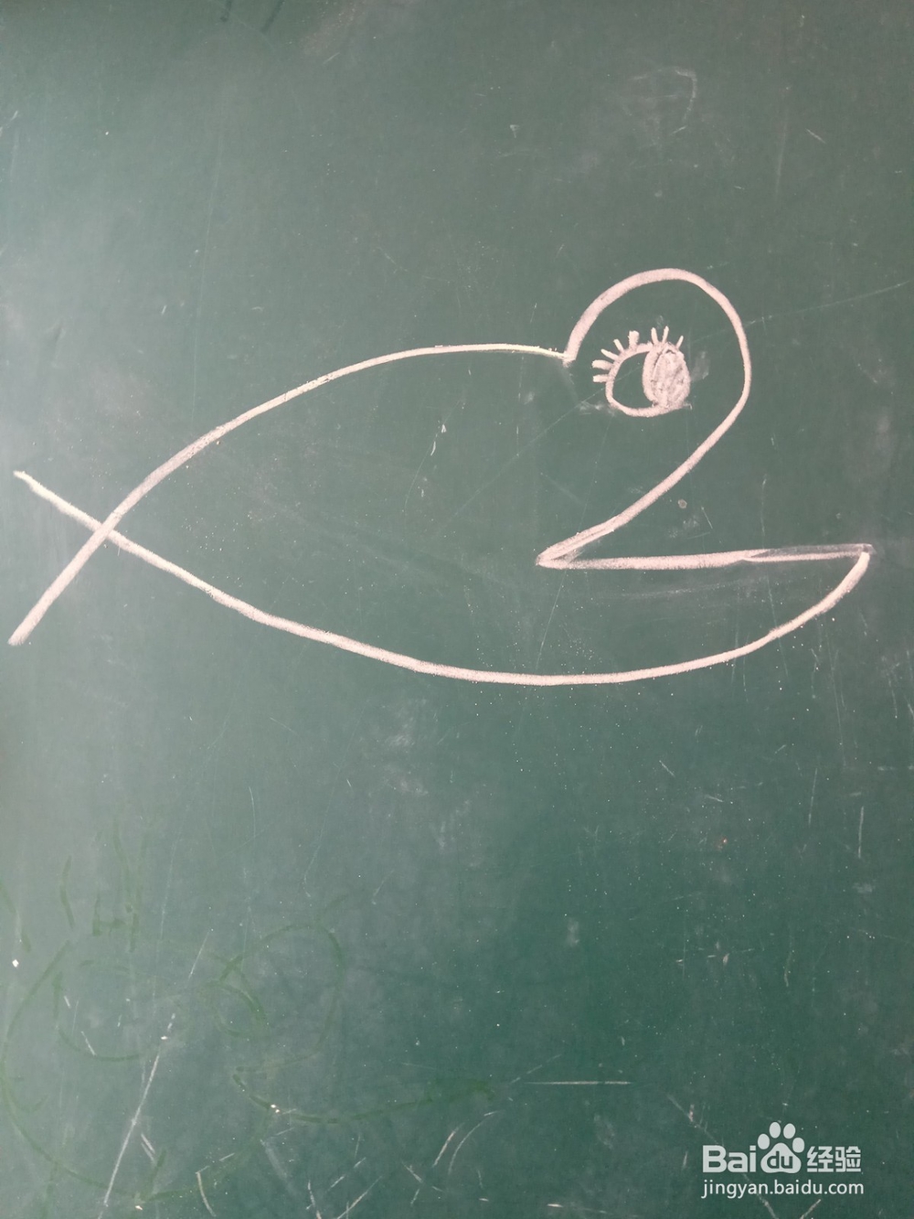 怎样用数字2来画简笔画鲨鱼