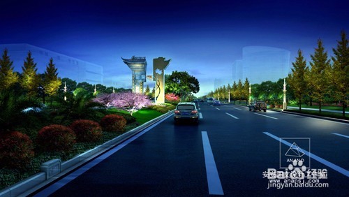 道路绿化效果图设计中植物的选择原则？