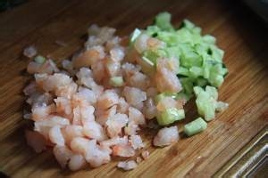 黄瓜虾仁寿司卷