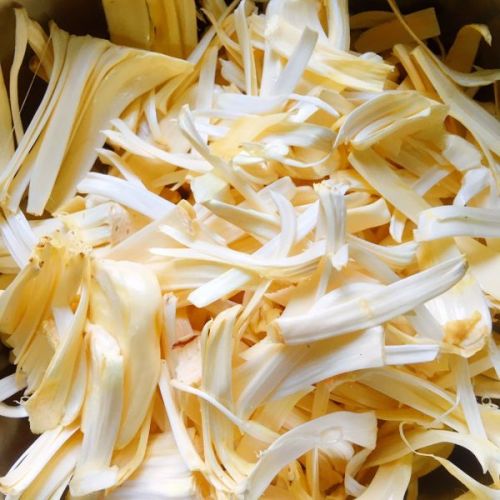 菠萝蜜丝炒太阳谷蒸烤鸡胸肉