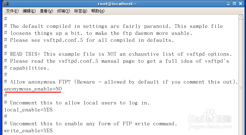 Linux系统下ftp本地用户