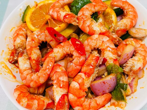 泰式酸辣柠檬虾