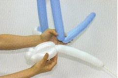 魔法气球造型系列之气球卡通公仔长腿八哥(下）
