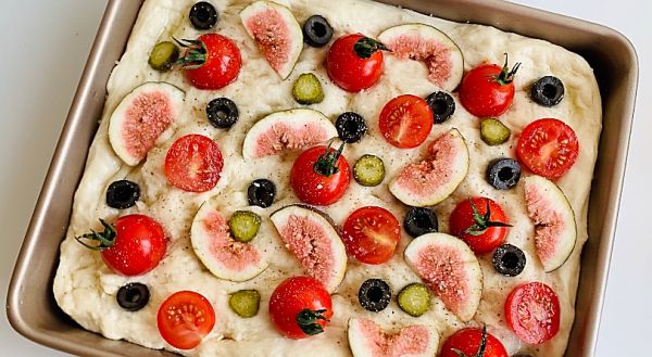 无花果佛卡夏面包