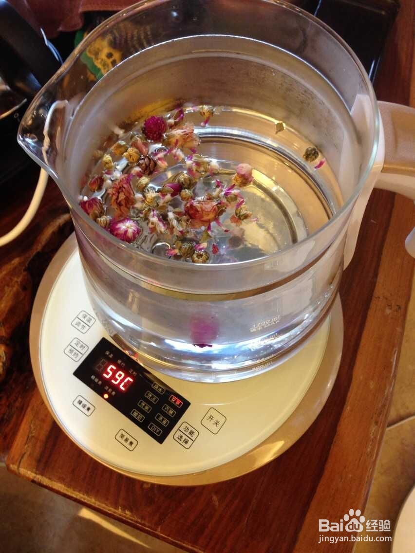 玫瑰花茶---YX-18养生壶使用报告