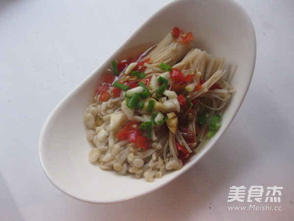 剁椒金针菇的做法