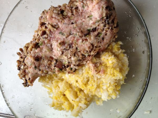 白菜香菇猪肉饺子