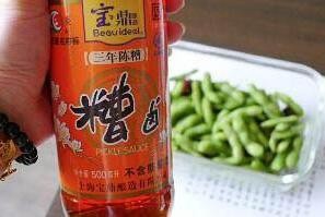 下酒好菜:糟卤毛豆