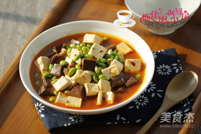 毛豆米双色豆腐