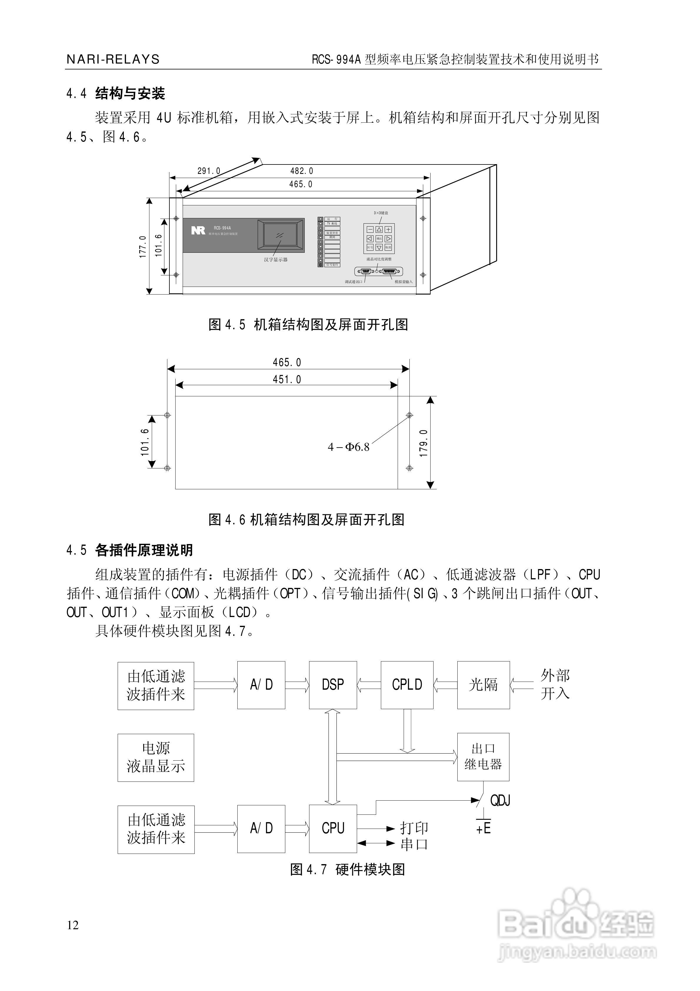 RCS-994A频率电压紧急控制装置技术和使用说明书:[2]