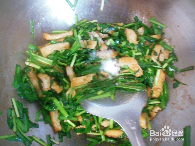 一学就会的家常菜——韭菜炒豆腐干