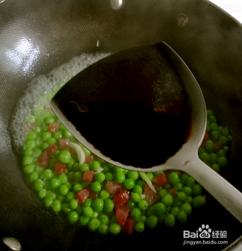 豌豆米炒香肠