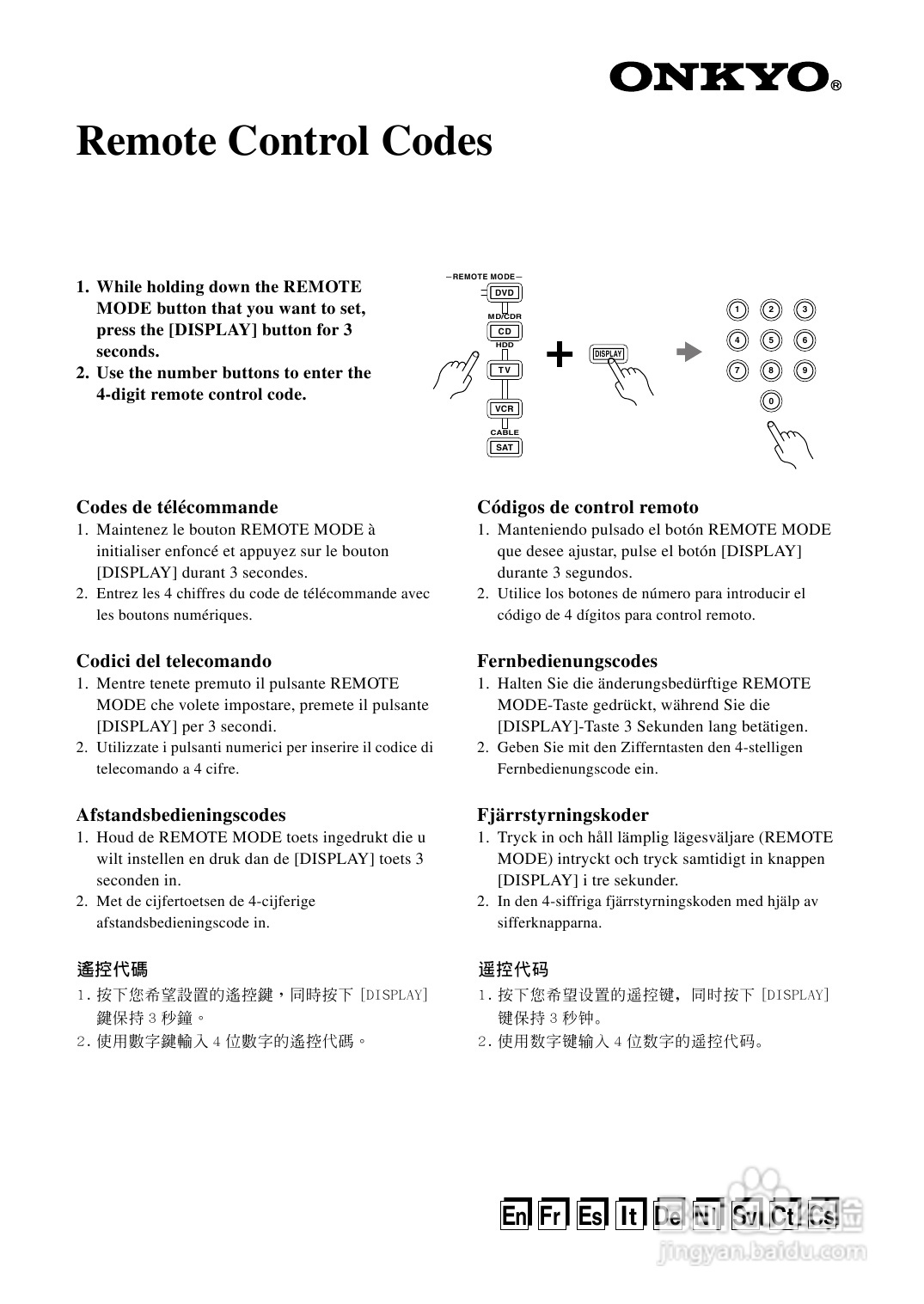 安桥AV接收机TX-SR504型使用说明书:[4]