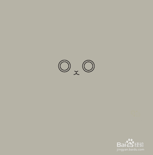 如何手工画小猫咪的简笔画?