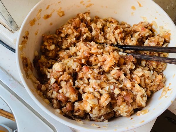 白菜香菇猪肉包