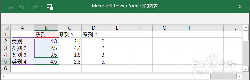 Powerpoint中插入条形图的方法