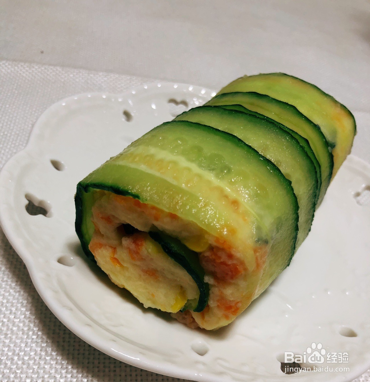 黄瓜卷土豆泥沙拉怎么做