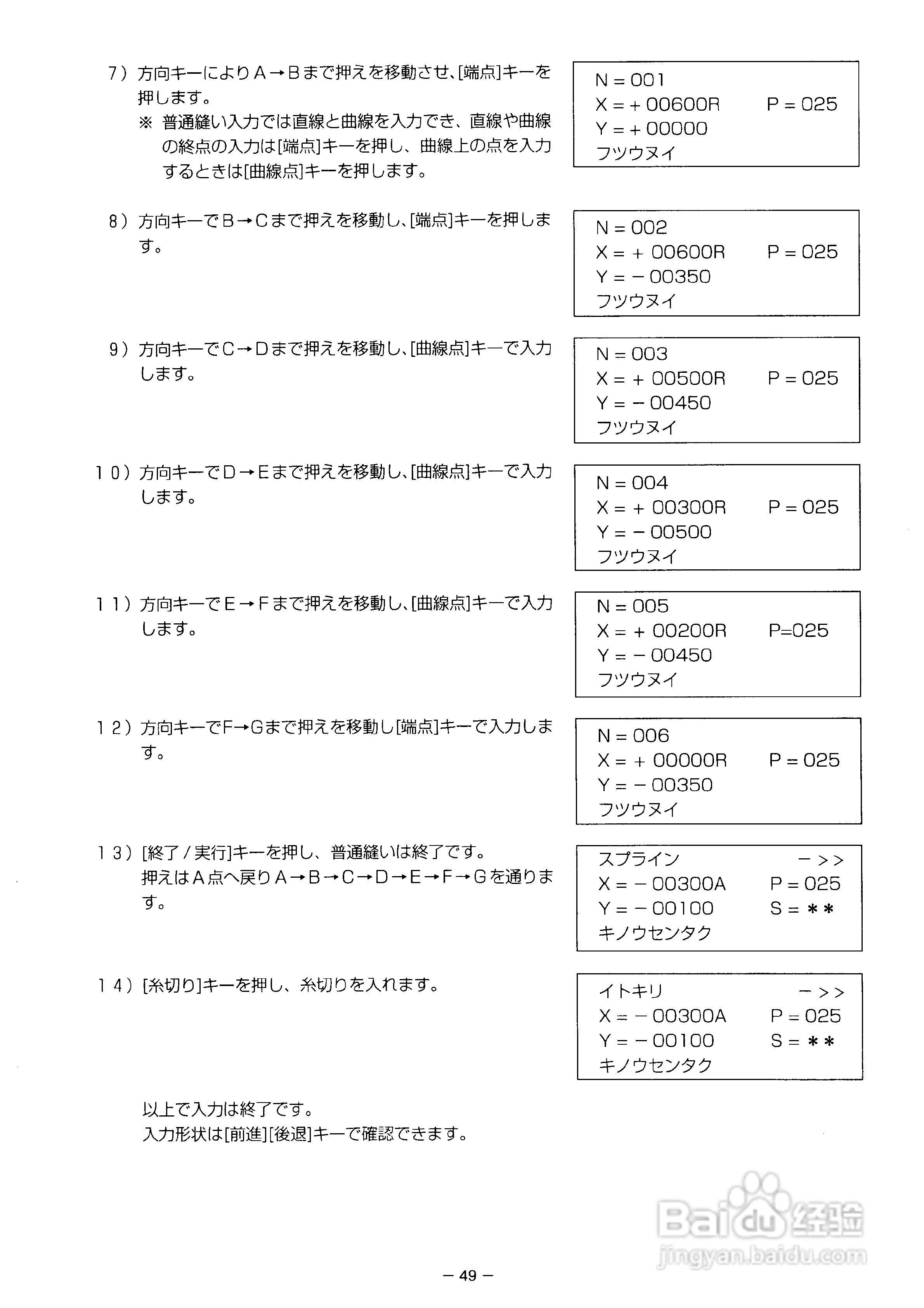 JUKI AMS-210D花样机使用说明书:[7]