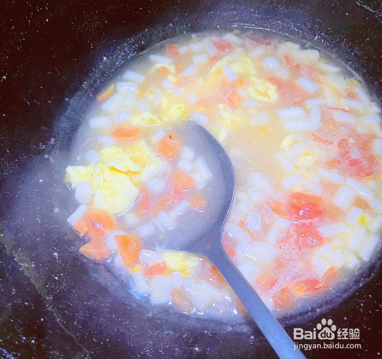 番茄菌菇蛋羹的做法