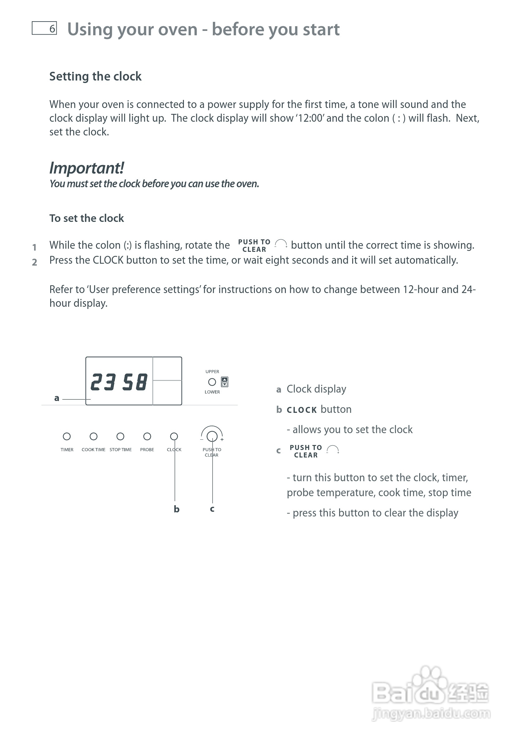 斐雪派克OB76SDEPX2嵌入式烤箱说明书:[1]