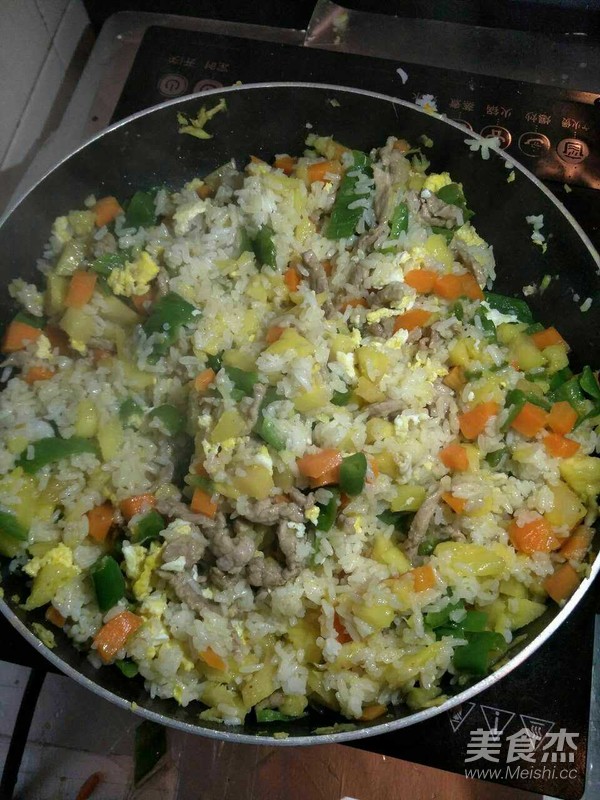 菠萝饭的家常做法