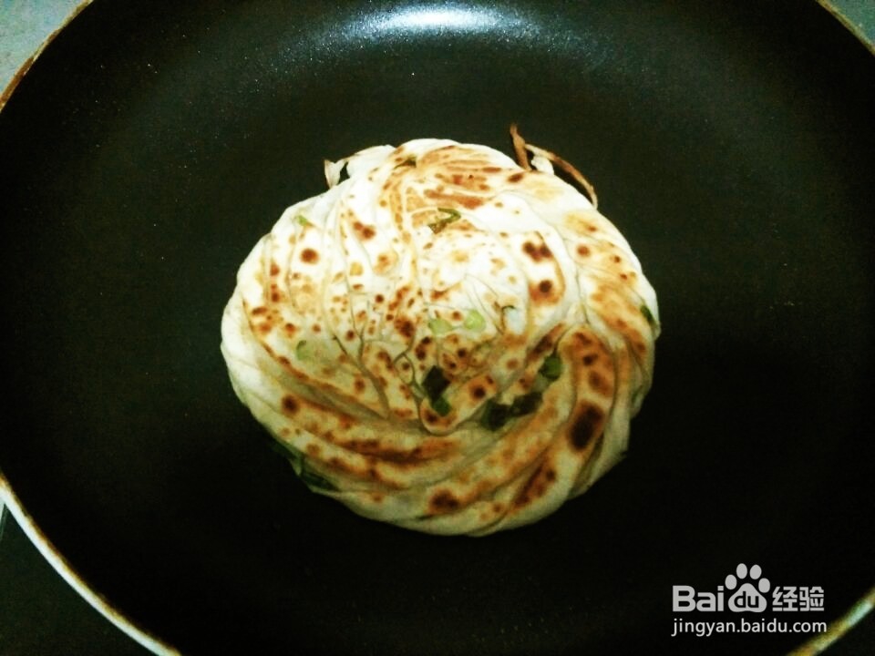 #美食# 葱花千层饼怎么做好吃