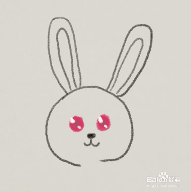 抱萝卜的兔子怎么画