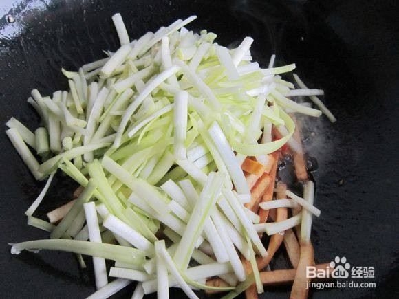 蚝油韭黄炒香干