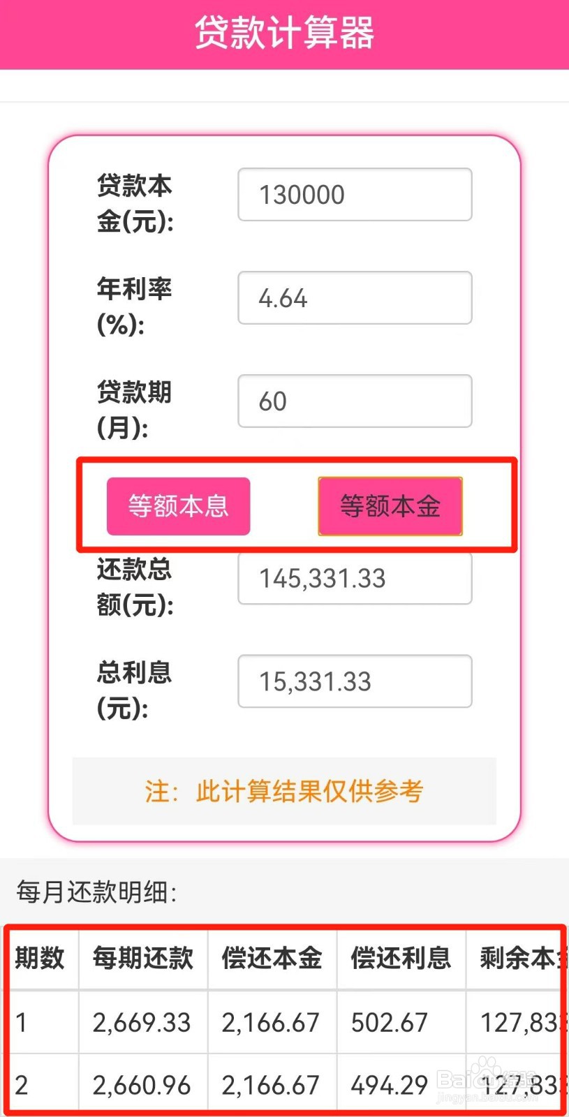 贷款怎么算月供