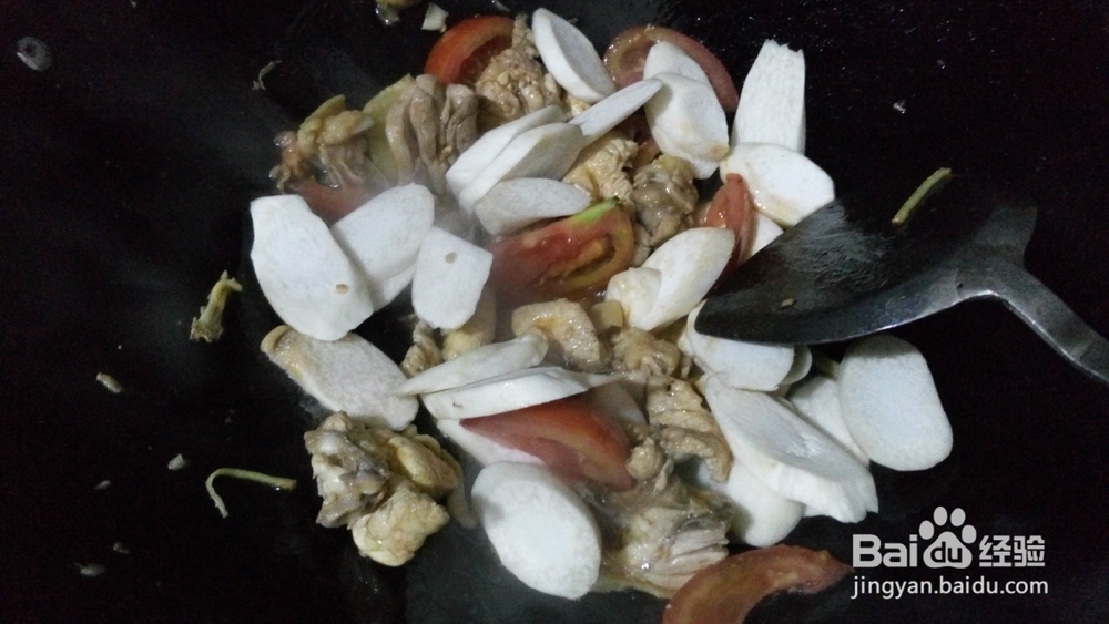 杏鲍菇炒鸡腿肉