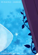 PT与PS结合怎样鼠绘唯美的蓝色卡通女孩