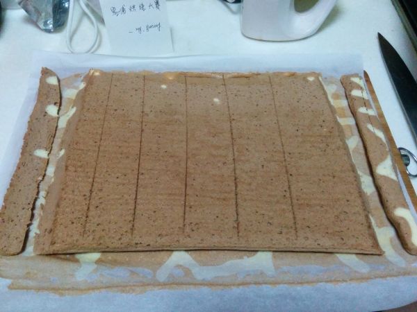 长颈鹿斑纹蛋糕卷