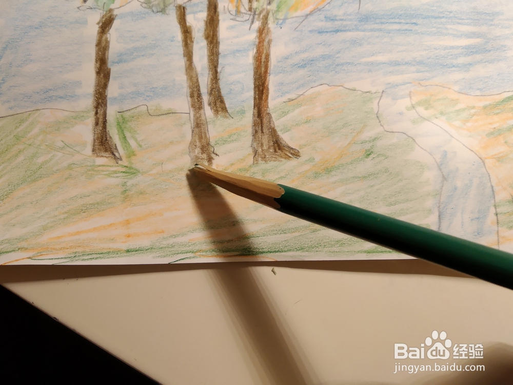 油画树怎么画