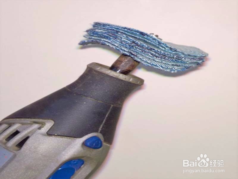 怎样用家里的旧衣服制作抛光轮