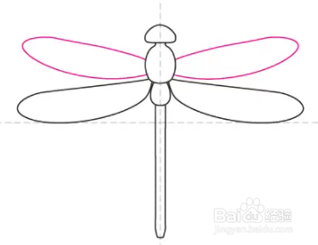 如何绘制蜻蜓