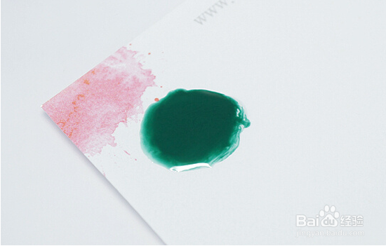 撞色晕染美甲教程