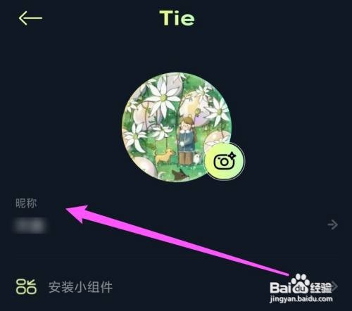 贴贴昵称怎样修改