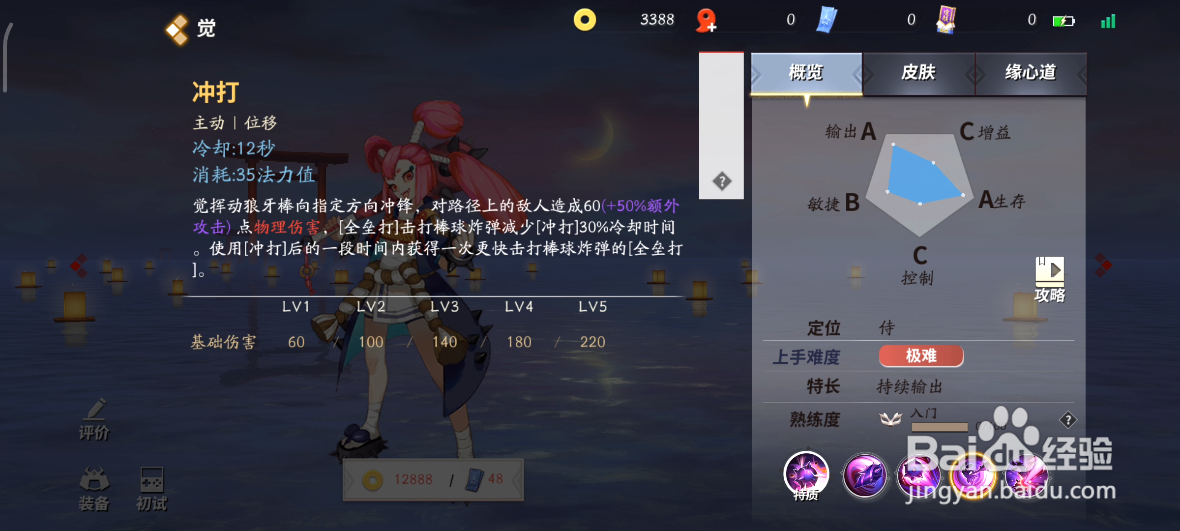 觉《决战！平安京》中技能是什么