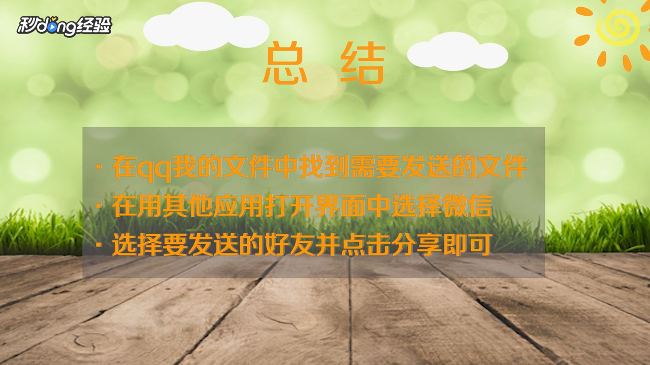 怎样把QQ文件发至微信上？
