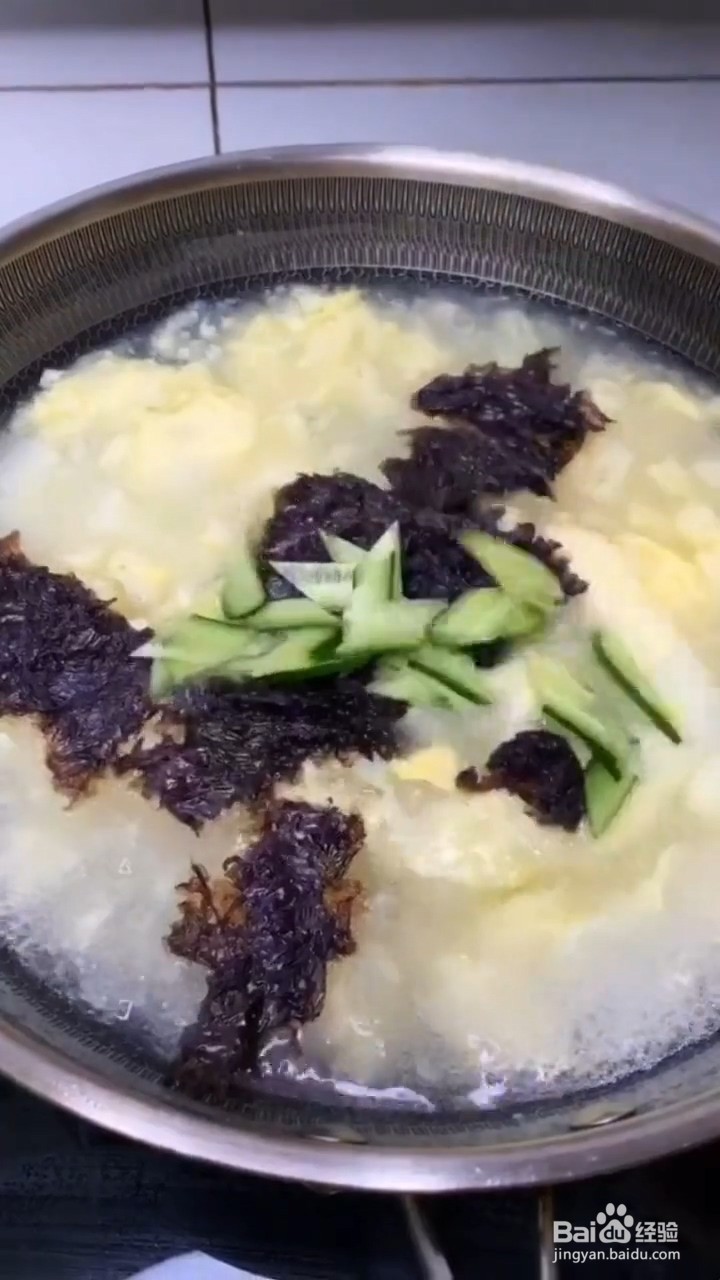 如何做好喝的紫菜鸡蛋汤